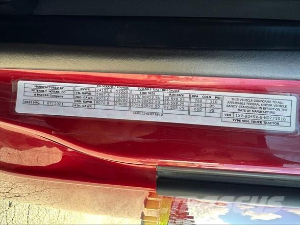 Peterbilt 579 Sadulveokid