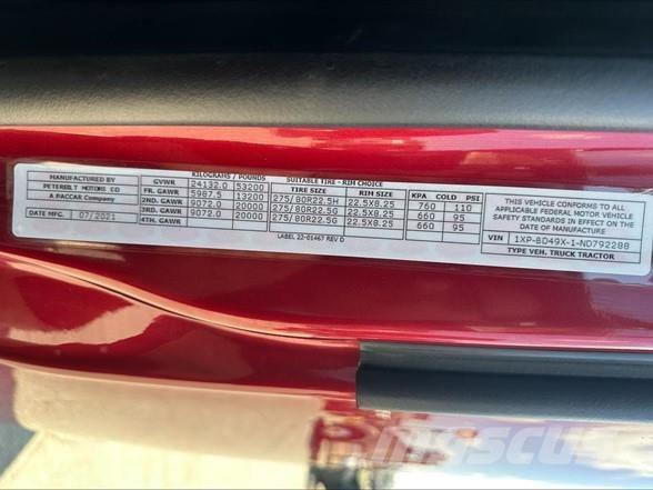 Peterbilt 579 Sadulveokid