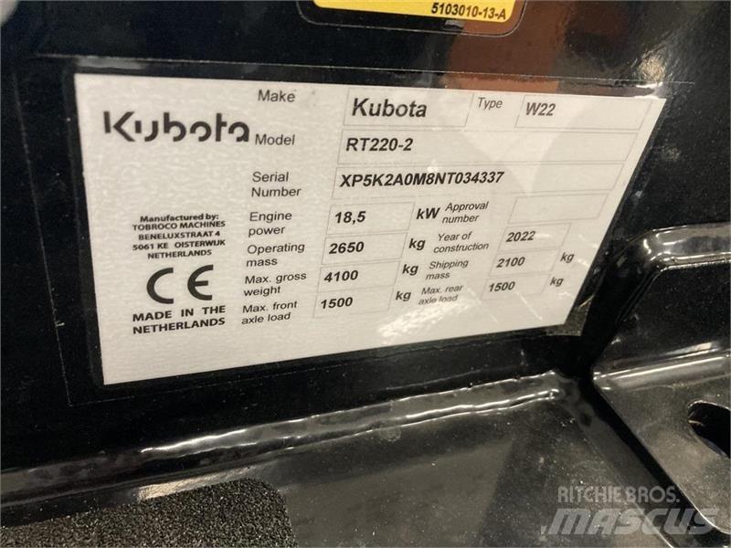 Kubota RT 220- 2 Väikelaadurid