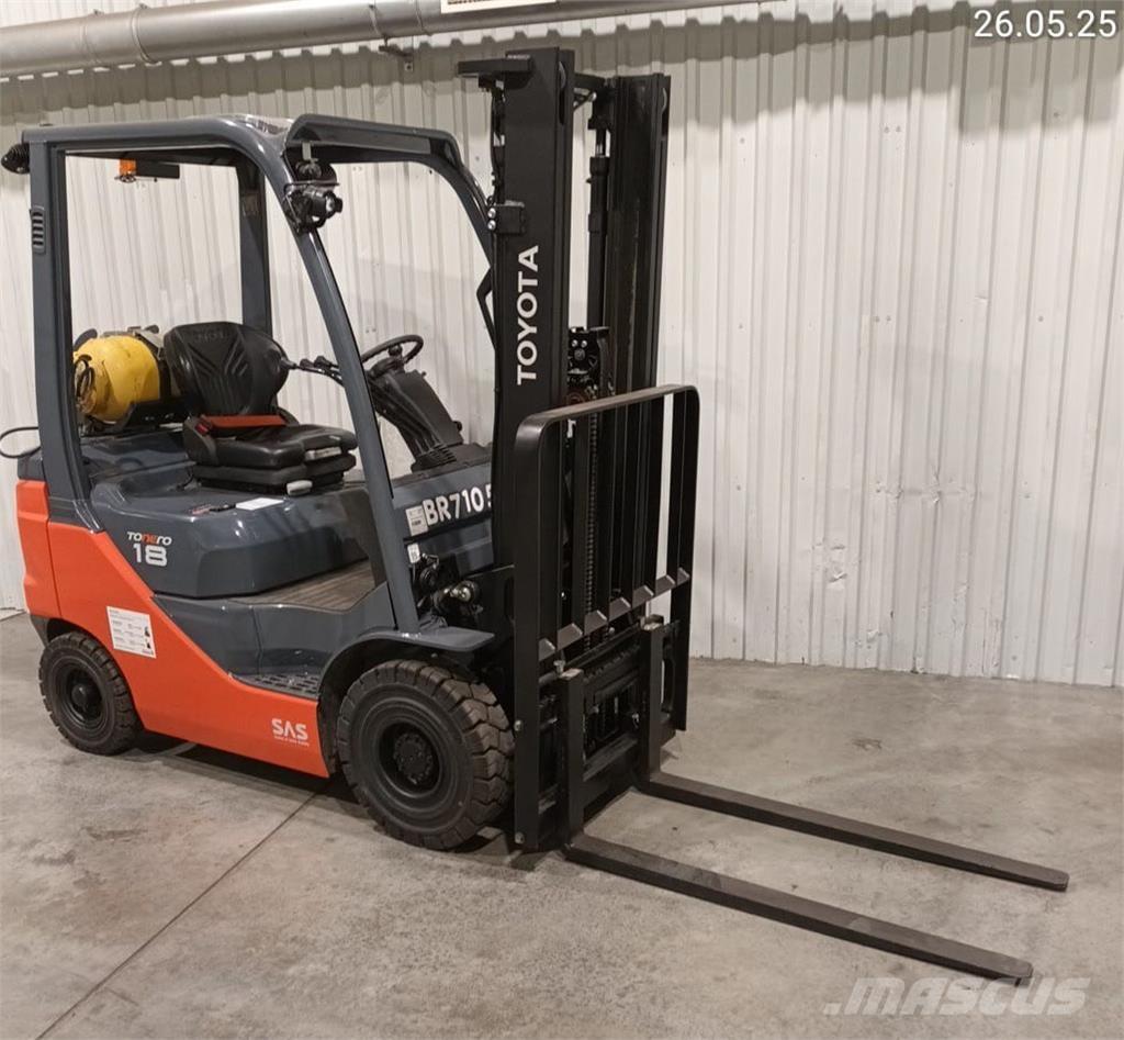 Toyota 02-8FGF18 Gaasitõstukid