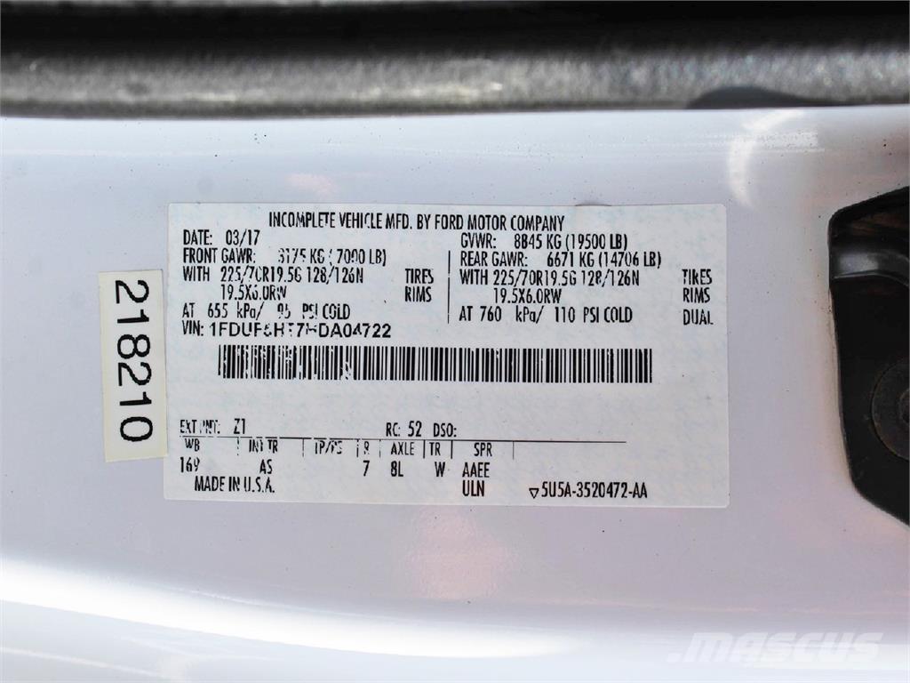 Ford F550 Munitsipaalsõidukid