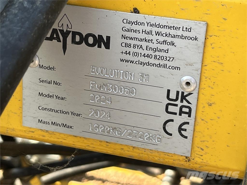 Claydon 3M EVO Muud põllumajandusmasinad