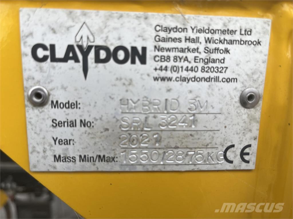 Claydon 3M HYBRID Muud põllumajandusmasinad