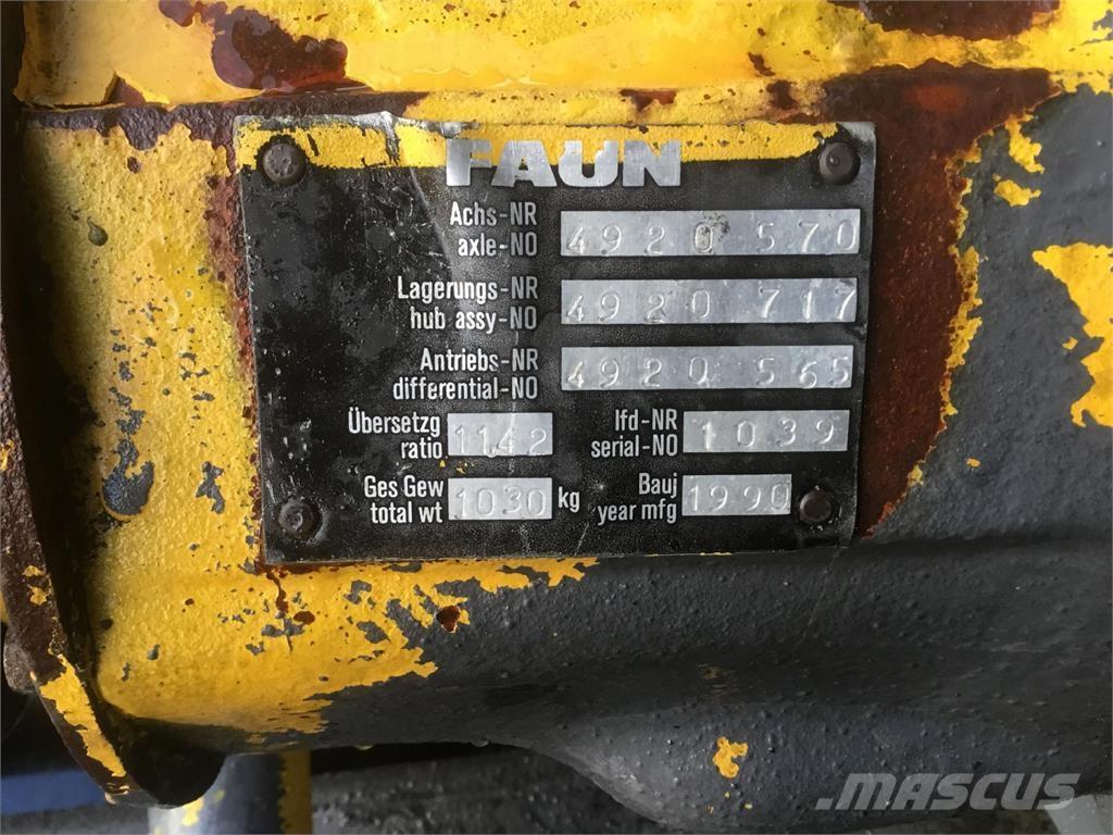 Faun RTF 50-3 axle 1 Sillad