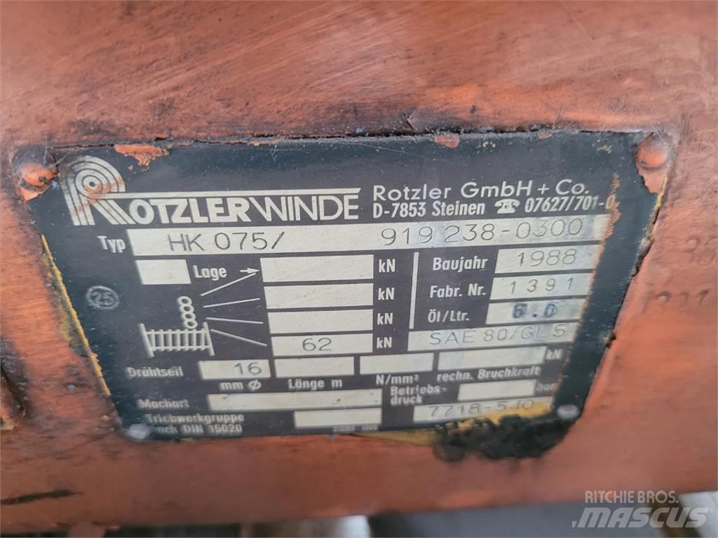 Faun RTF 50 winch Kraanade varuosad ja varustus