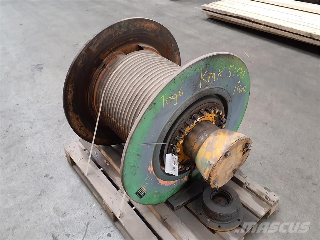 Krupp KMK 5100 winch Kraanade varuosad ja varustus