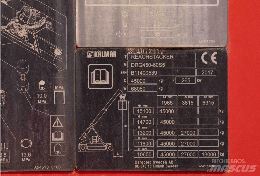Kalmar DRG450-60S5 Konteineritõstukid