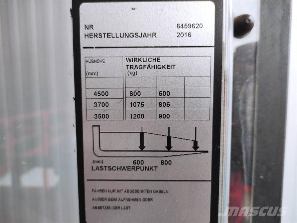 BT SPE 120 Järelkäidavad virnastajad