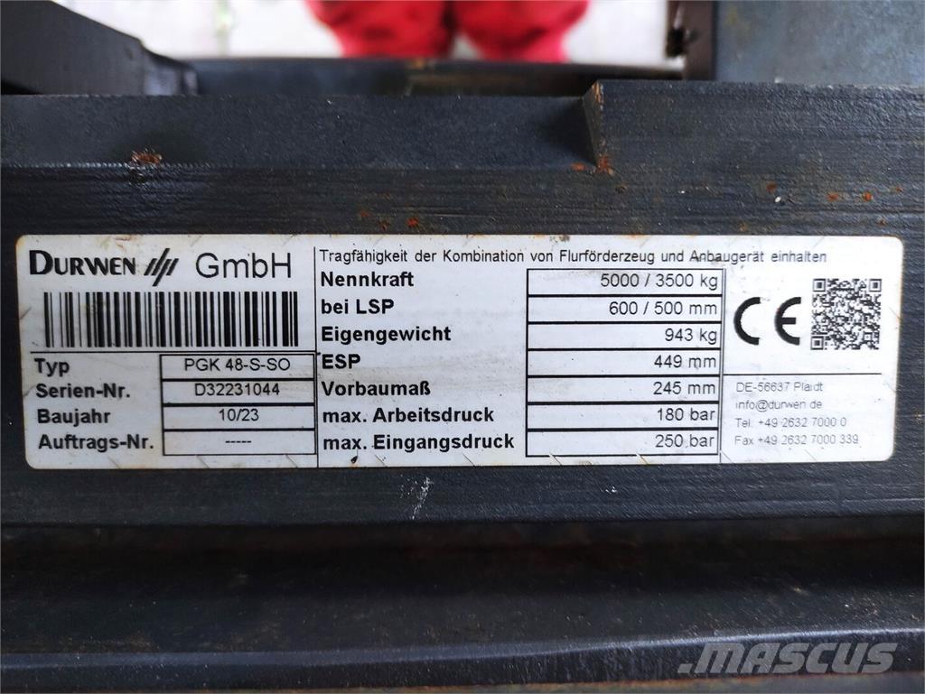 Durwen PGK48-S-SO Tõstekahvlid