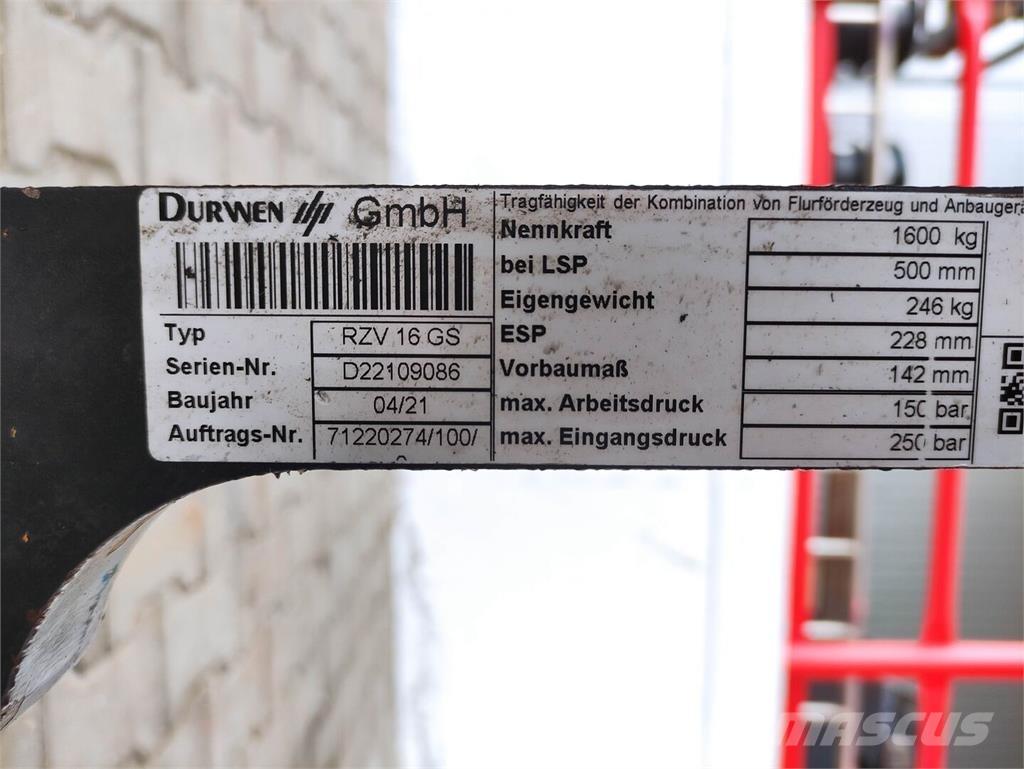 Durwen RZV 16 GS Muud