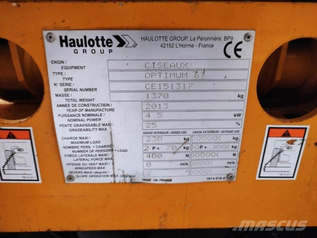 Haulotte OPTIMUM8 Käärtõstukid
