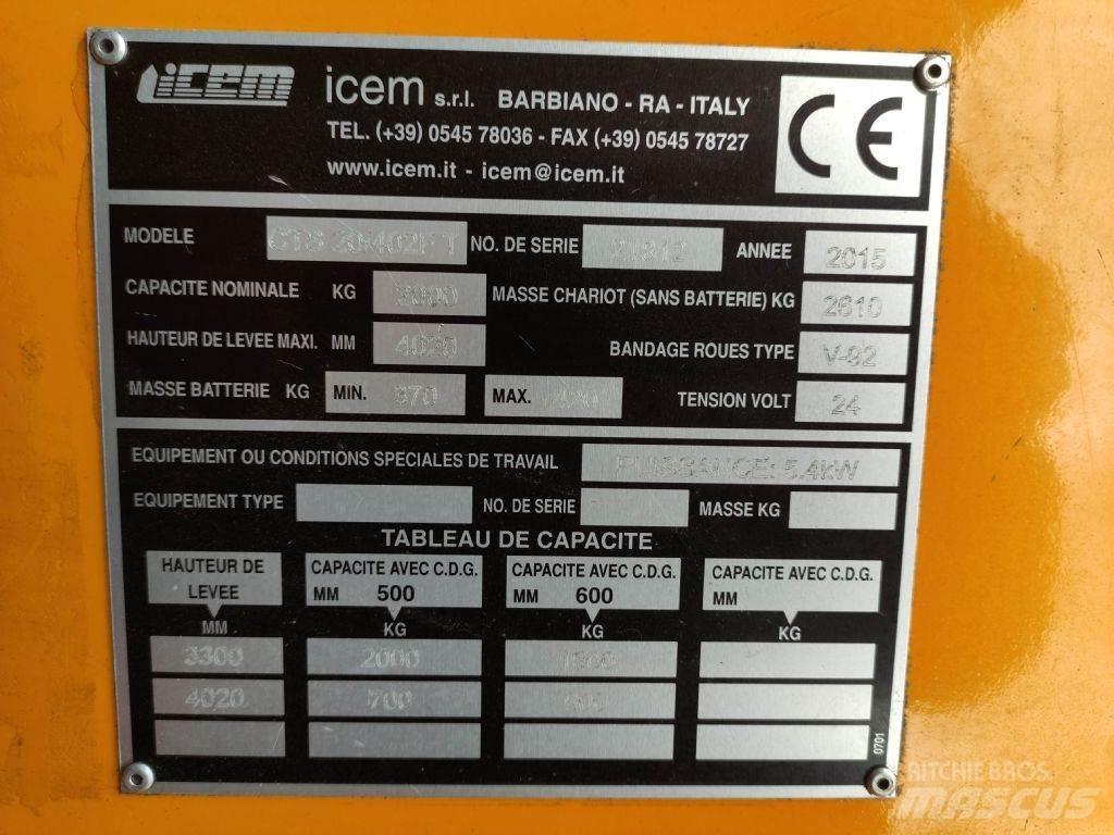 Icem CTS20/402 FT Lükandmastiga tõstukid