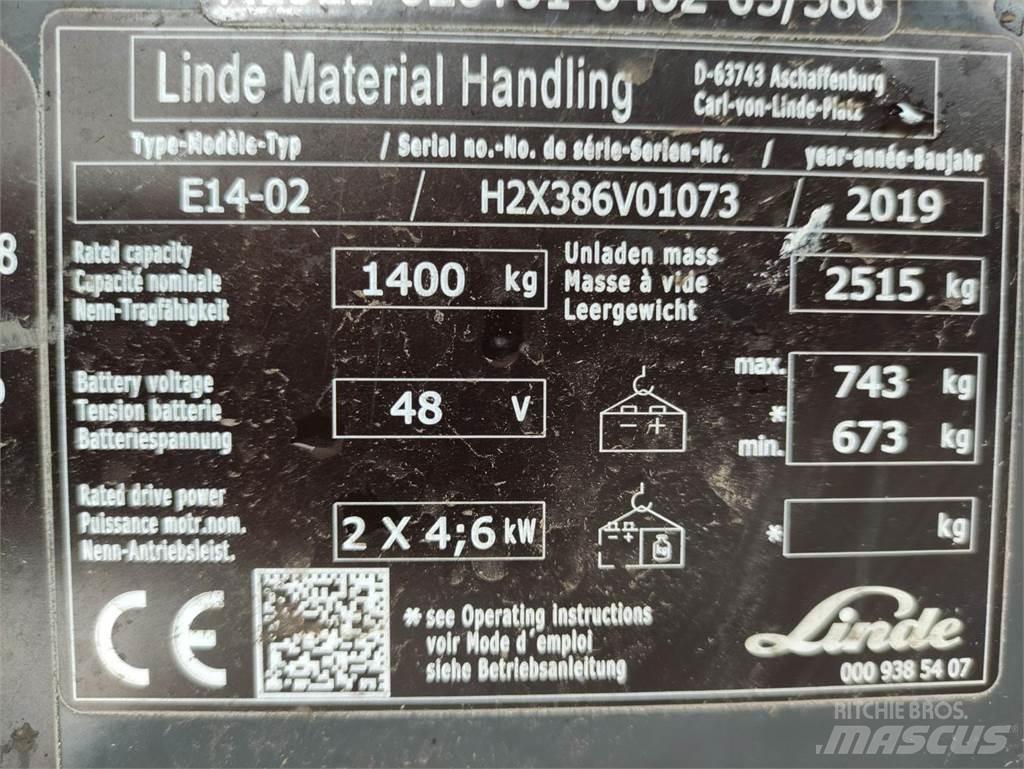 Linde E14-02-386-EVO Elektritõstukid
