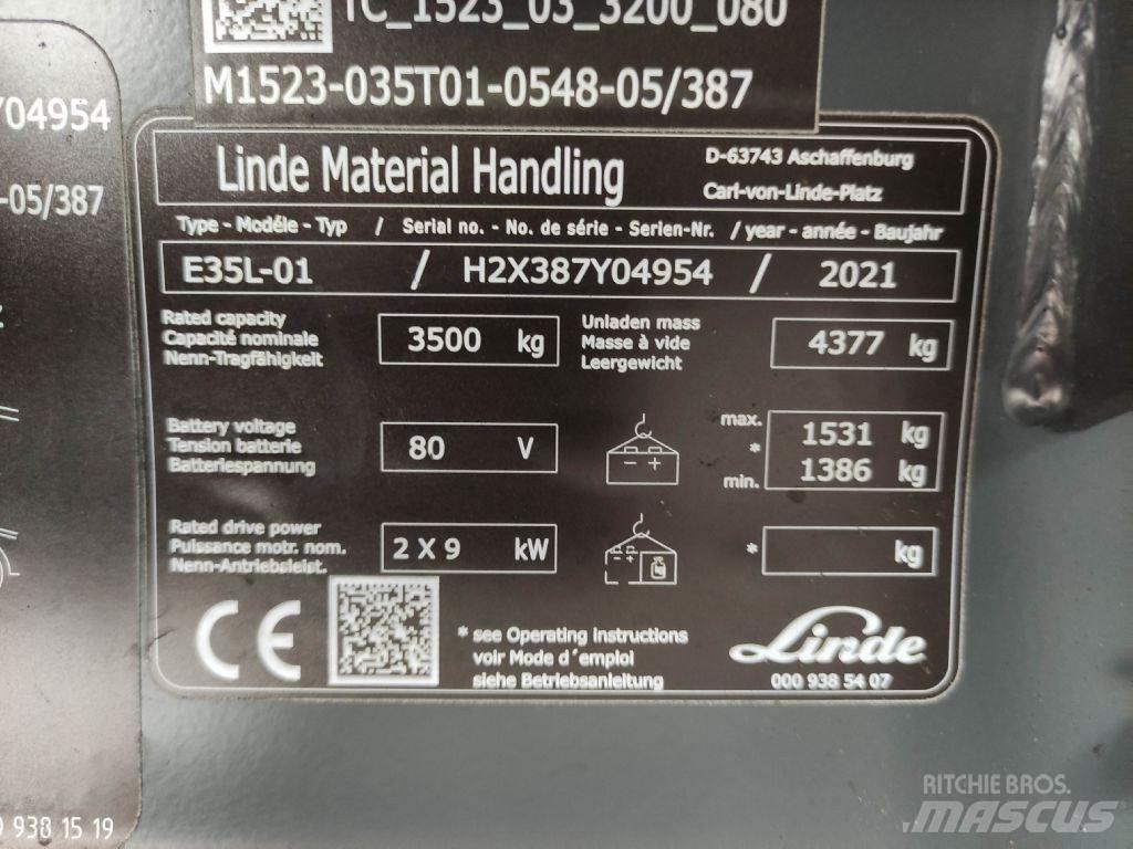 Linde E35L-01-387 Elektritõstukid