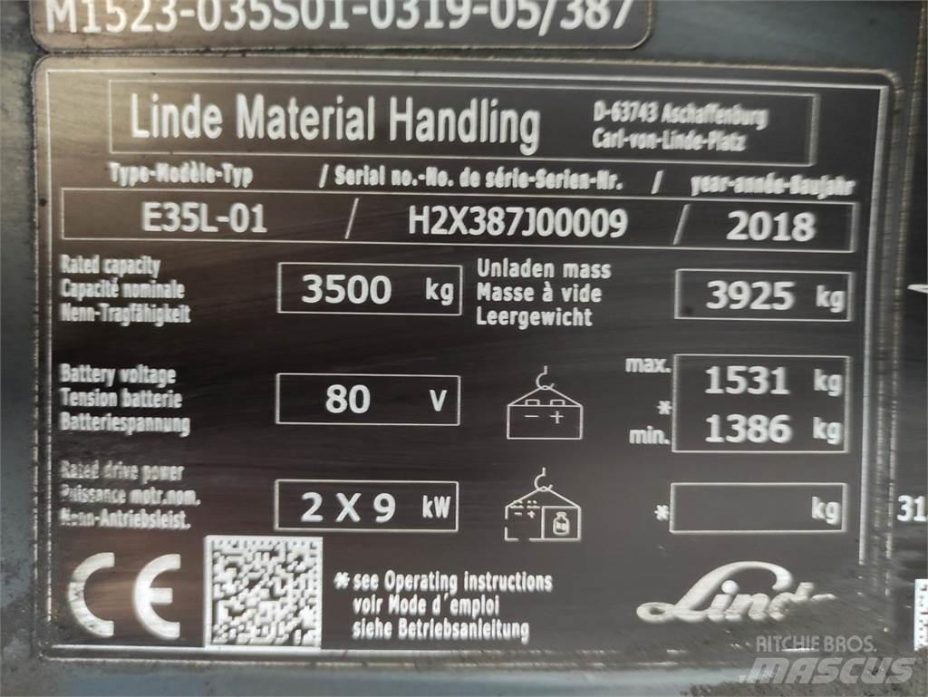 Linde E35L-01-387 Elektritõstukid