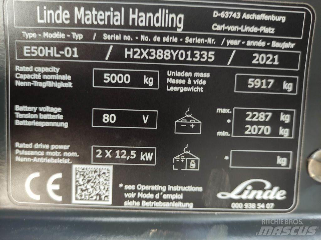 Linde E50HL-01-388 Elektritõstukid