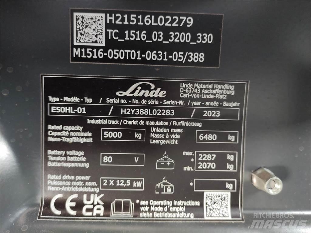 Linde E50HL-388 Elektritõstukid