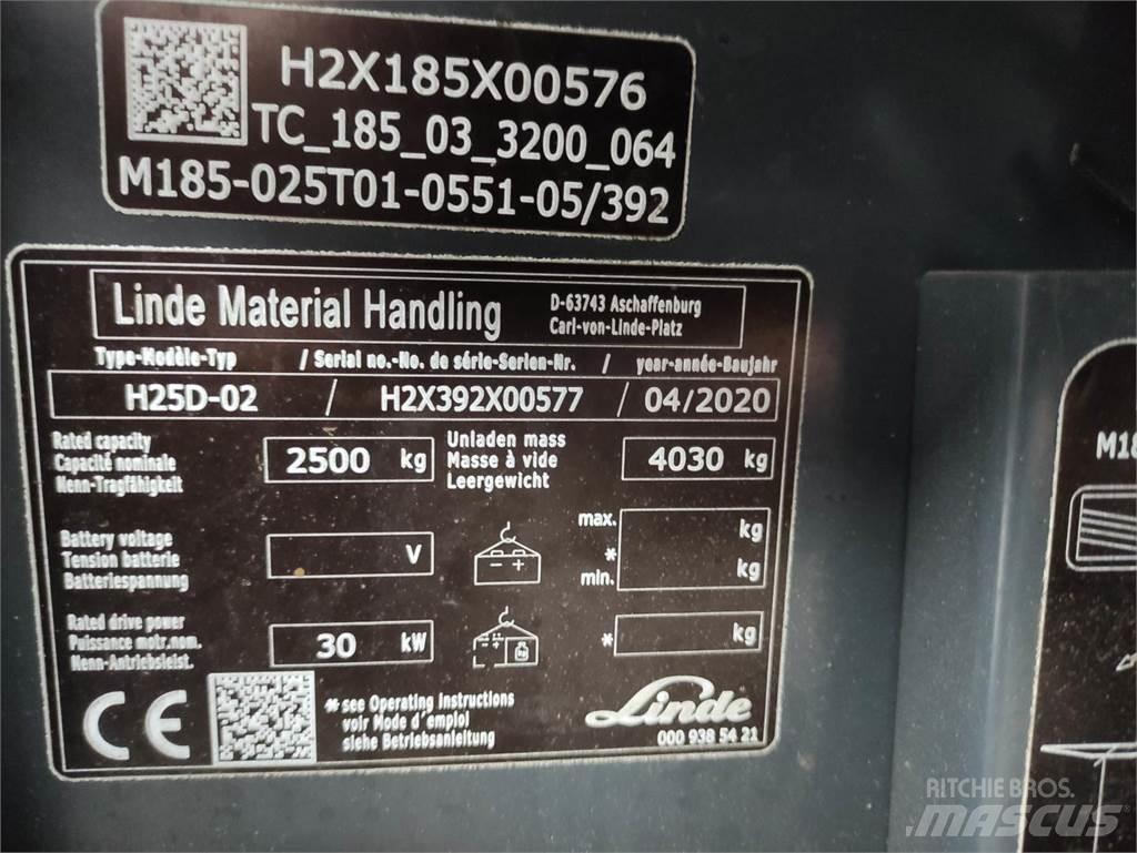 Linde H25D-02-392 EVO Diiseltõstukid
