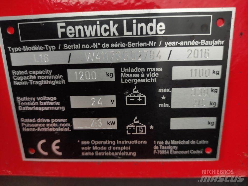 Linde L16-1173 Järelkäidavad virnastajad