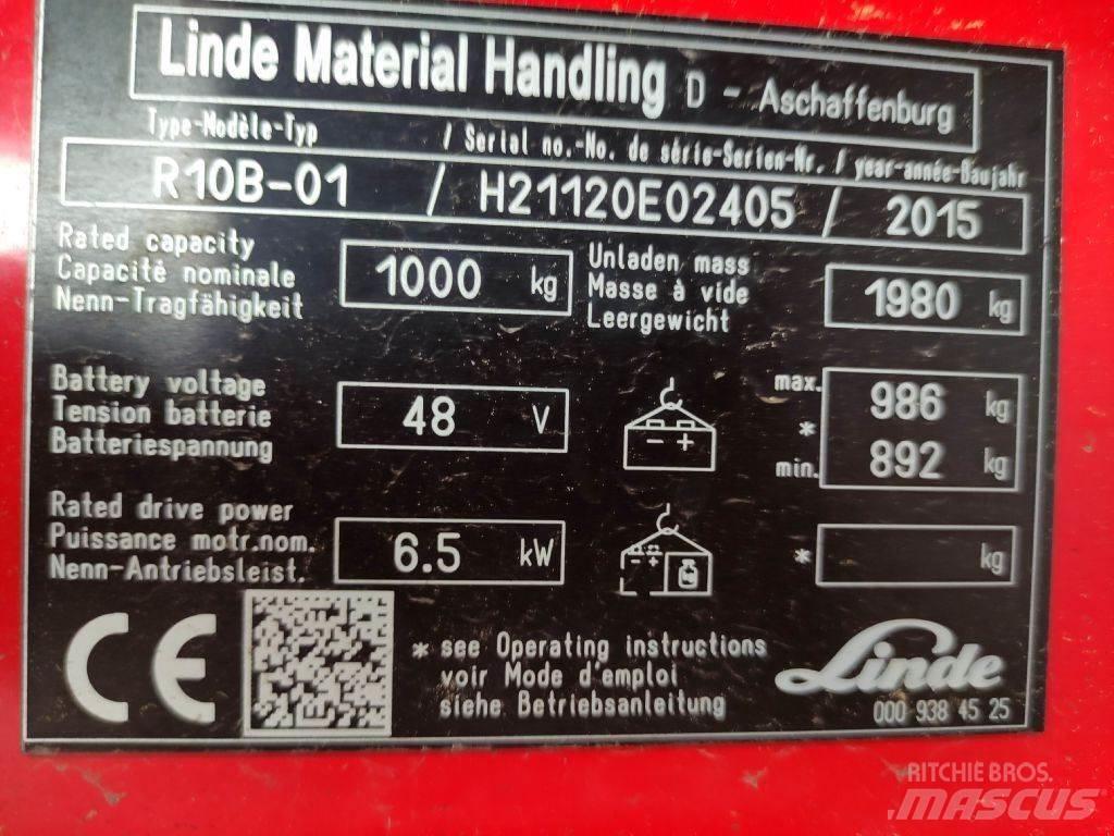 Linde R10B-01-112 Lükandmastiga tõstukid
