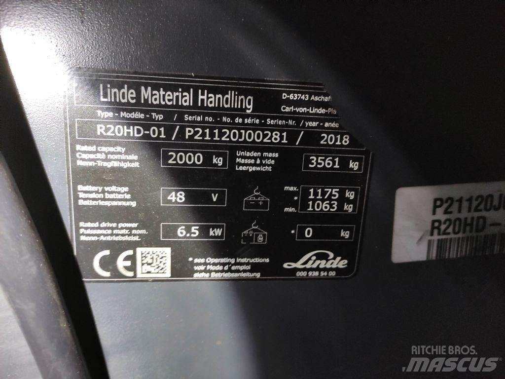 Linde R20HD-01-1120 Lükandmastiga tõstukid
