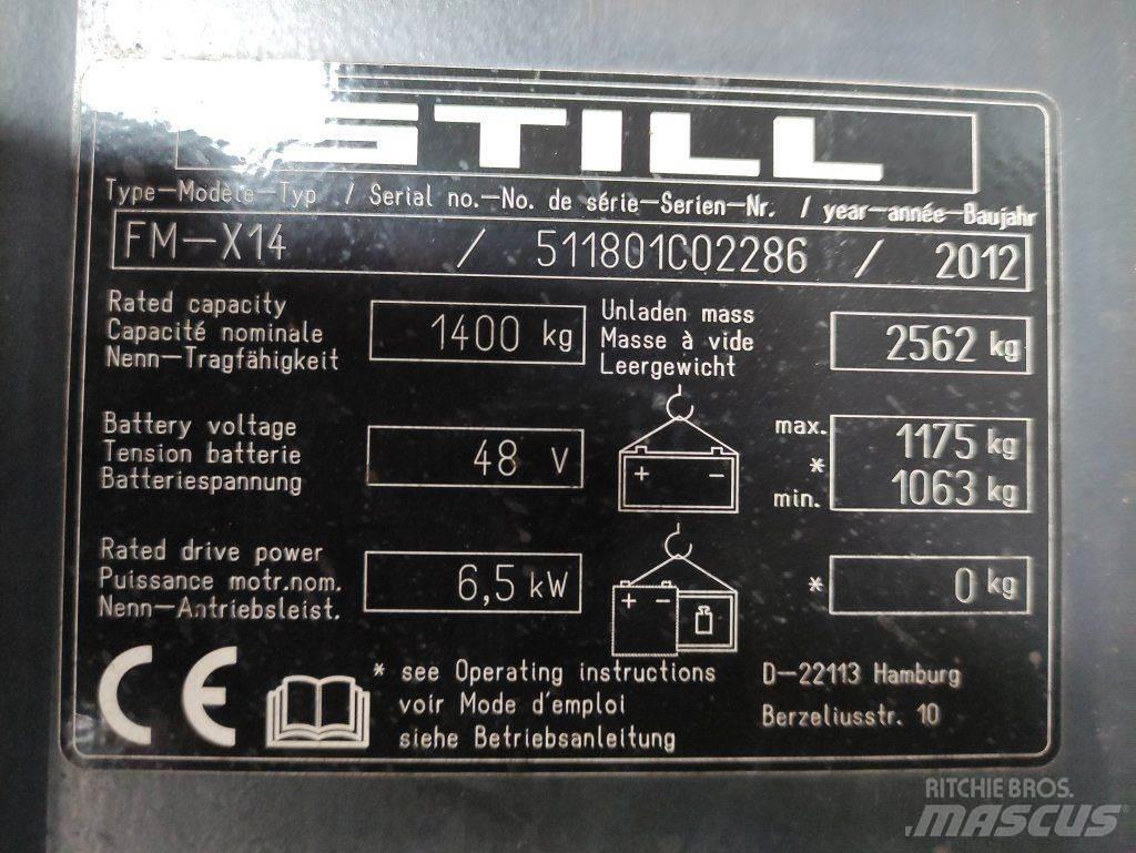 Still FM-X-14 Lükandmastiga tõstukid