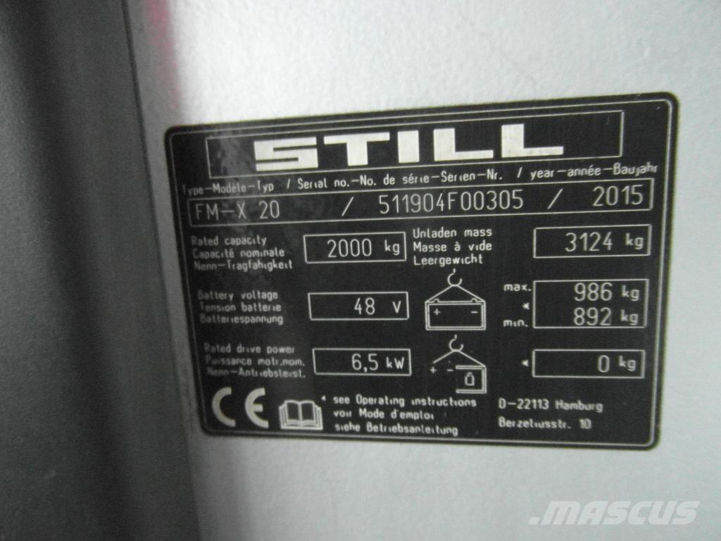 Still FM-X-20 Lükandmastiga tõstukid