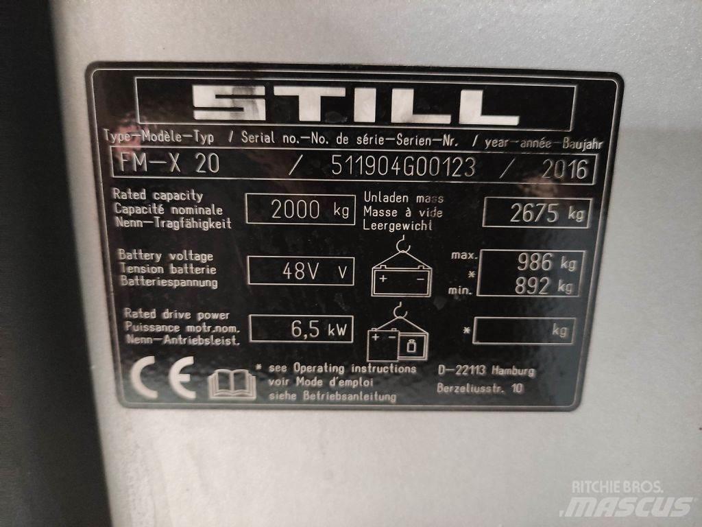 Still FM-X-20 Lükandmastiga tõstukid