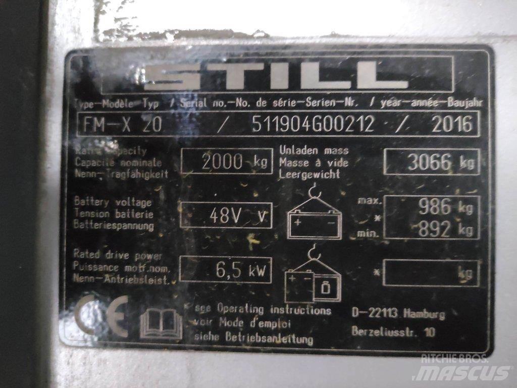 Still FM-X-20 Lükandmastiga tõstukid