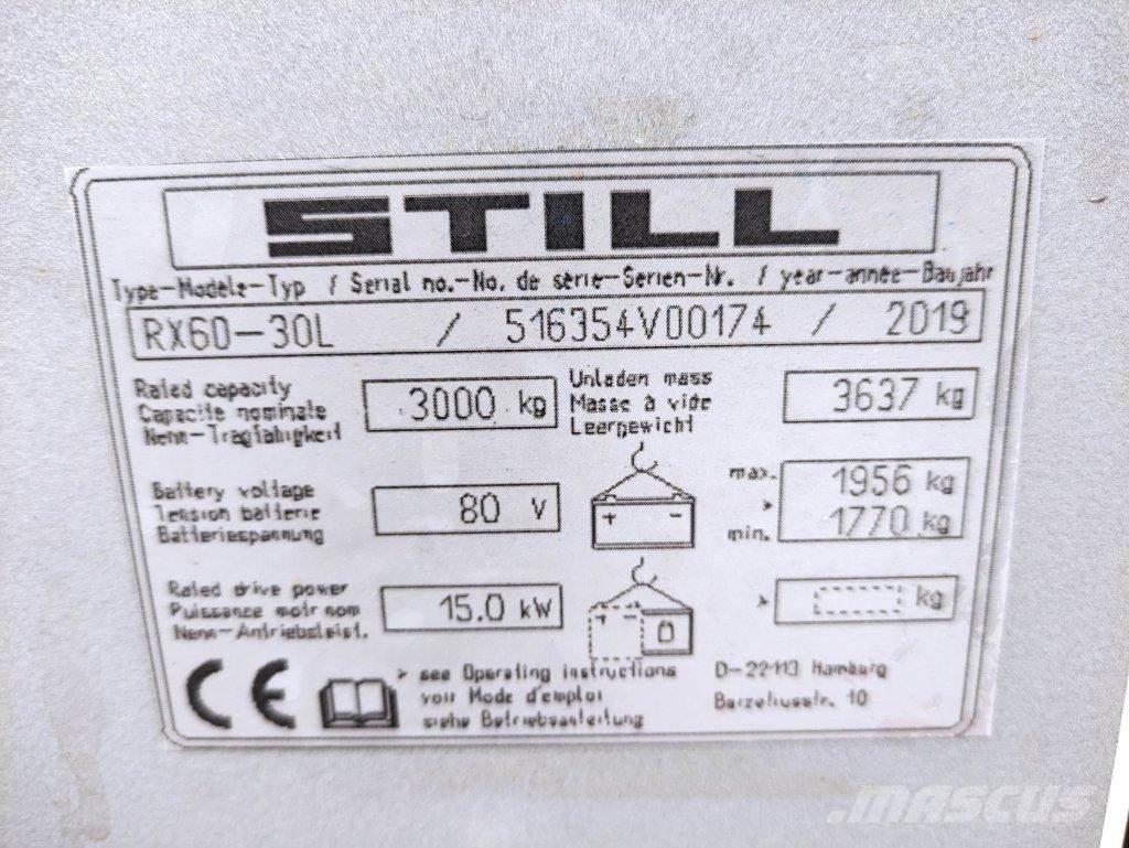 Still RX60-30 L Elektritõstukid