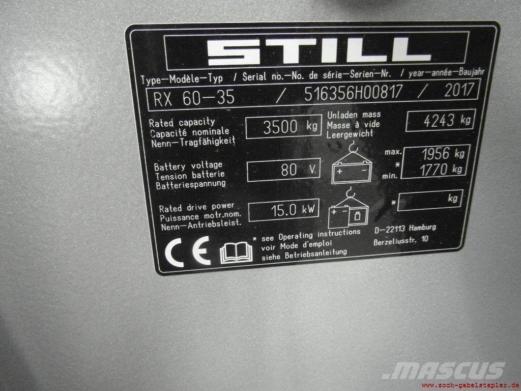 Still RX60-35 Elektritõstukid