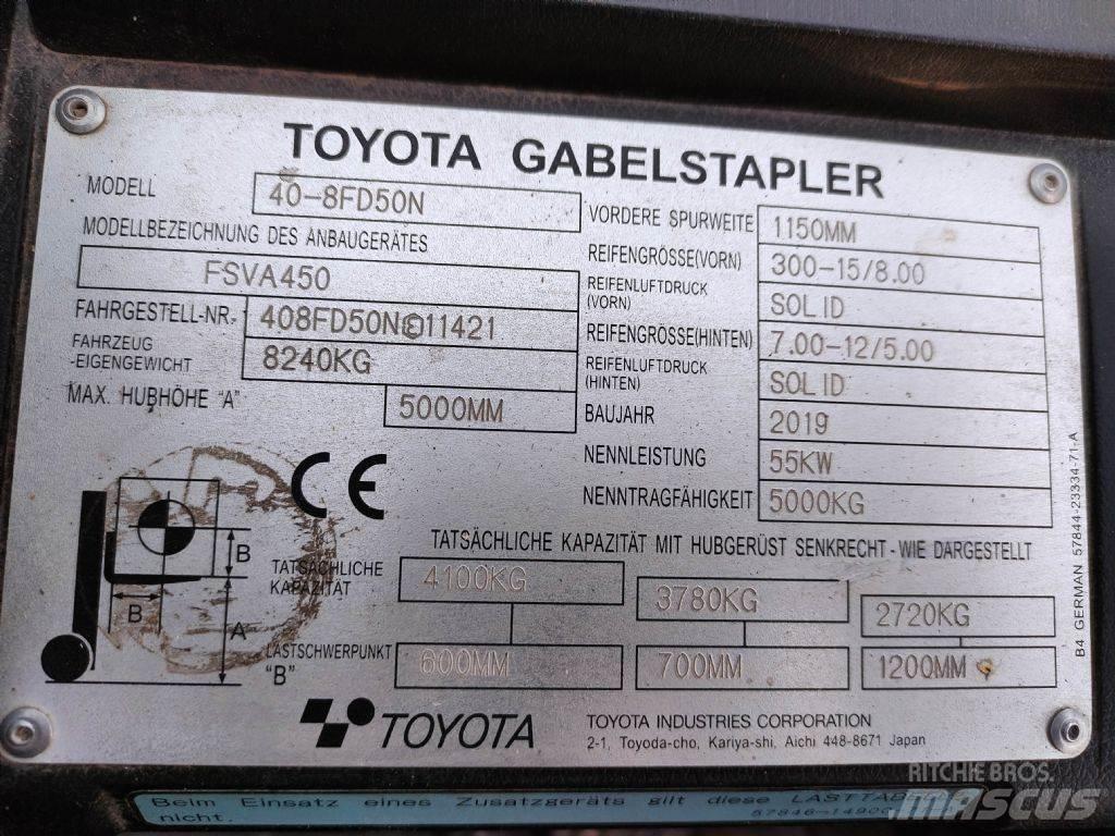 Toyota 40-8FD50N Diiseltõstukid