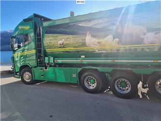 Volvo FH 8x4 bulk truck w/ VM Tarm 2 axle bulk trailer S