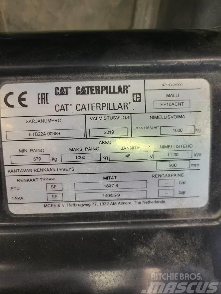 CAT EP16 ACNT " Lappeenrannassa" Elektritõstukid