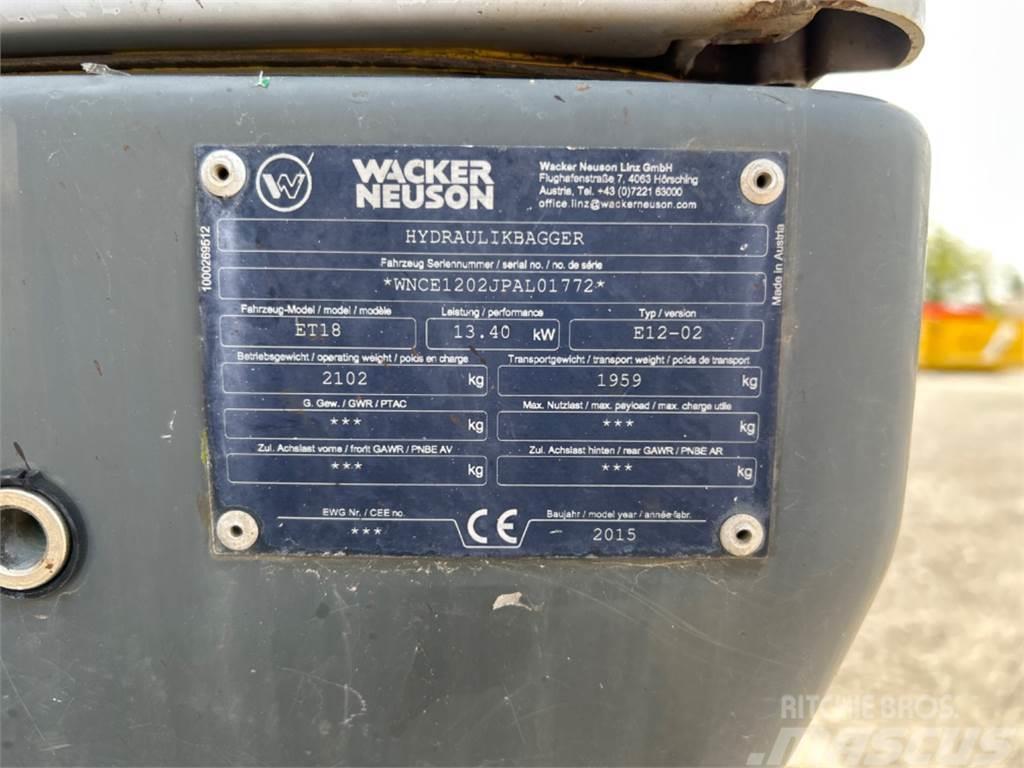 Wacker Neuson ET 18 VDS Miniekskavaatorid < 7 t