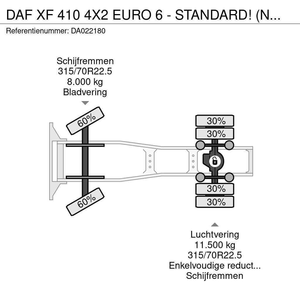 DAF XF 410 4X2 EURO 6 - STANDARD! (NOT MEGA) Sadulveokid