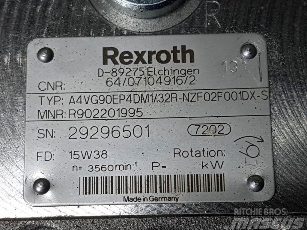 Rexroth A4VG90EP4DM1/32R-R902201995-Drive pump/Fahrpumpe Hüdraulika