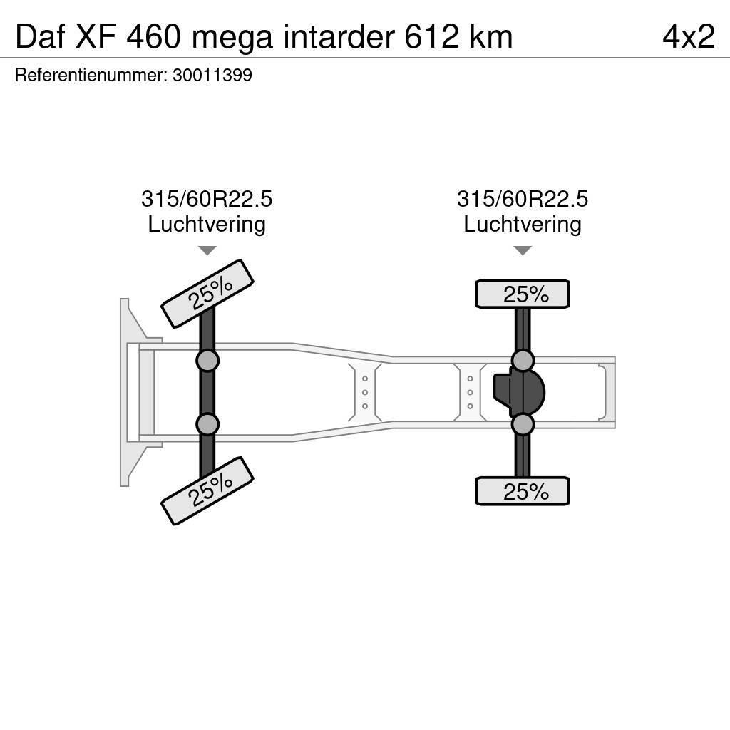 DAF XF 460 mega intarder 612 km Sadulveokid
