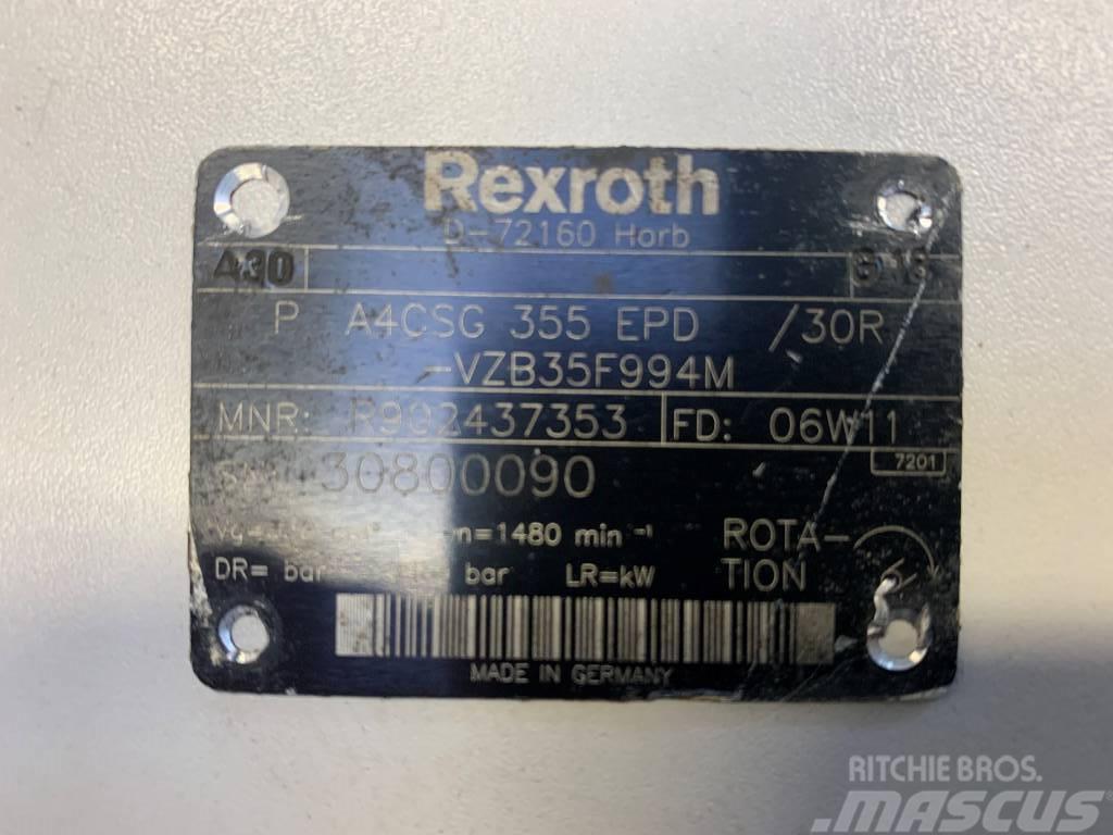 Rexroth A4CSG355 Hüdraulika