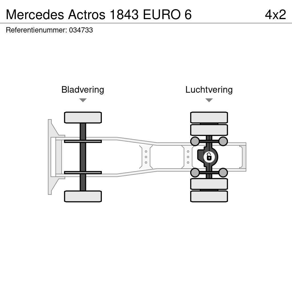 Mercedes-Benz Actros 1843 EURO 6 Sadulveokid