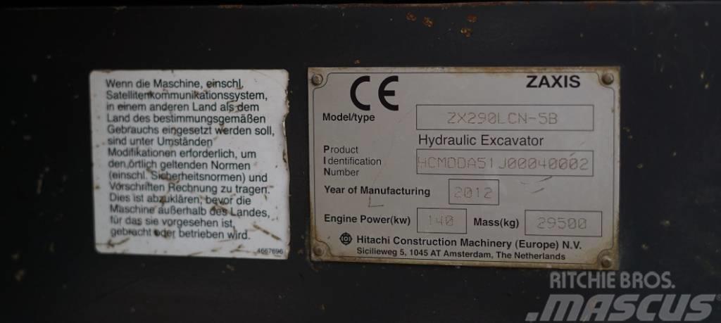Hitachi ZX 290 LC N-5 Roomikekskavaatorid