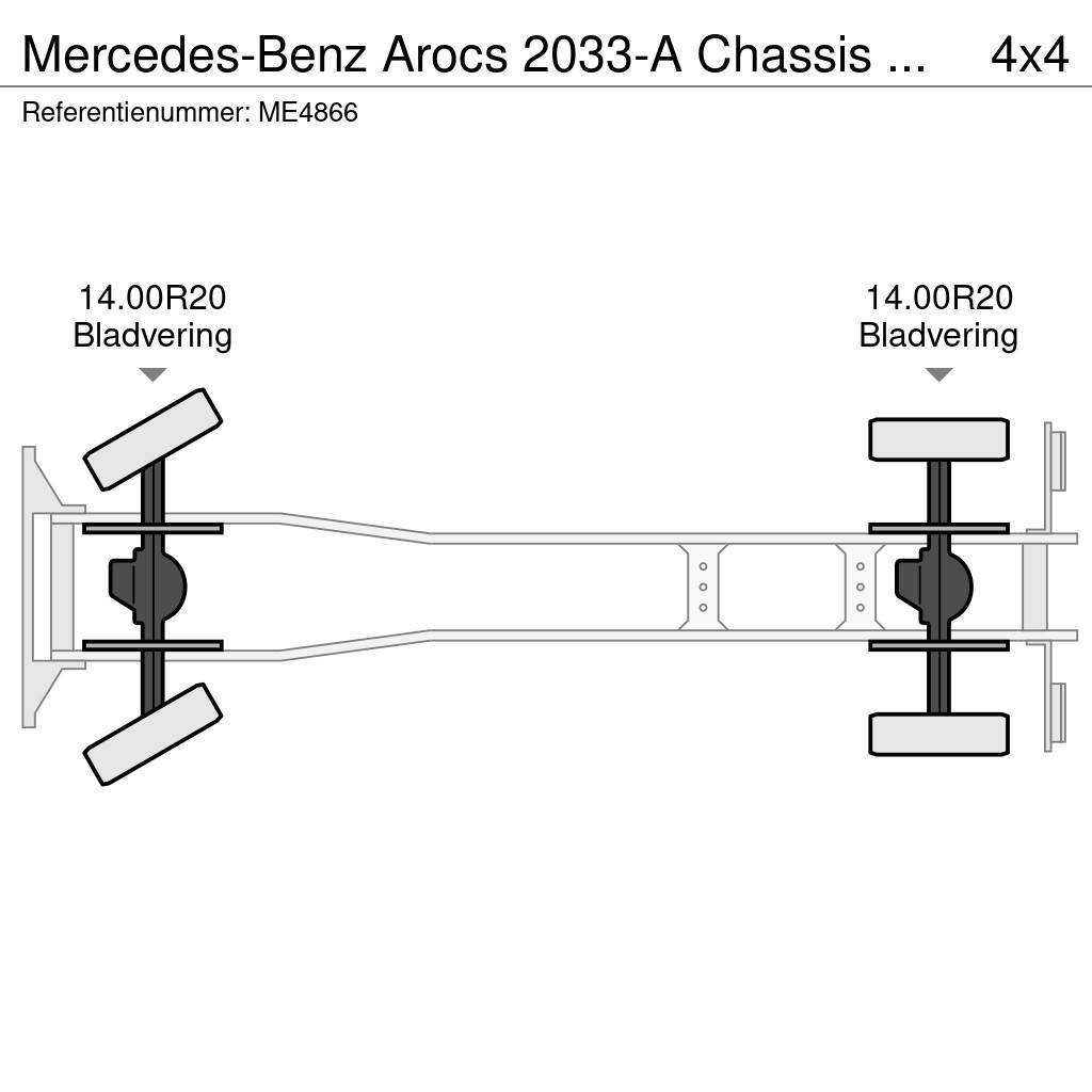 Mercedes-Benz Arocs 2033-A Chassis Cabin (2 units) Raamautod