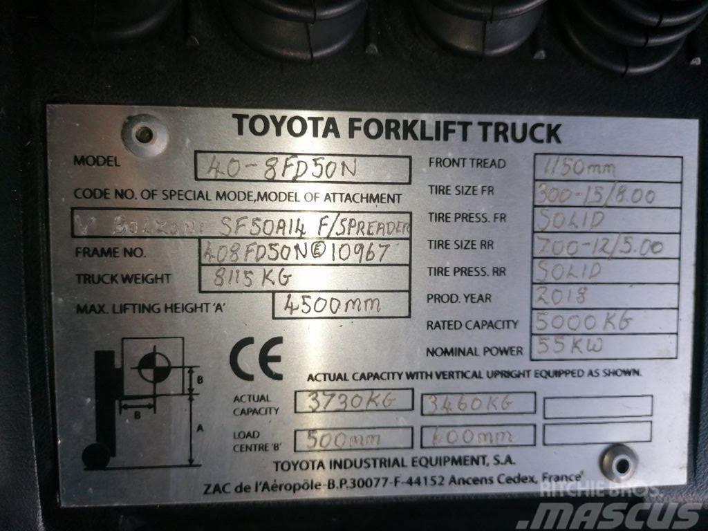 Toyota 40-8FD50N Diiseltõstukid