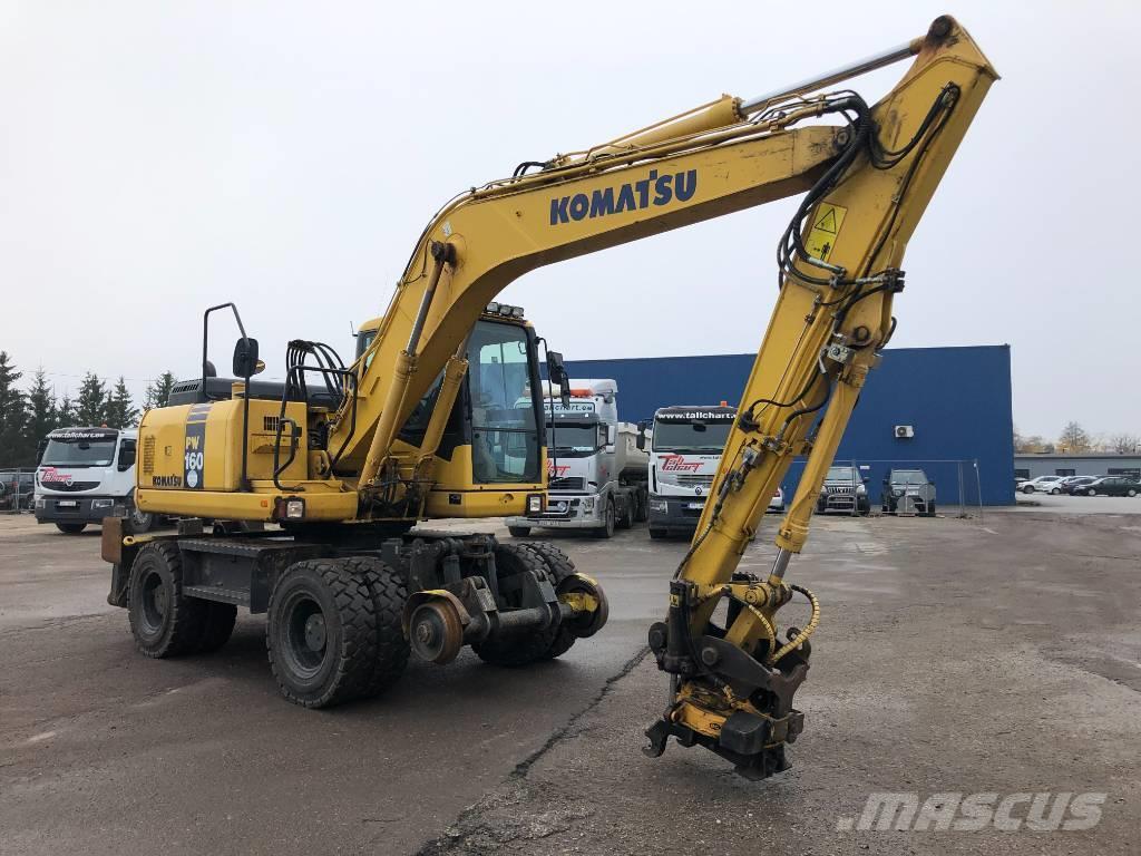 Komatsu PW160-7E0 Ratasekskavaatorid