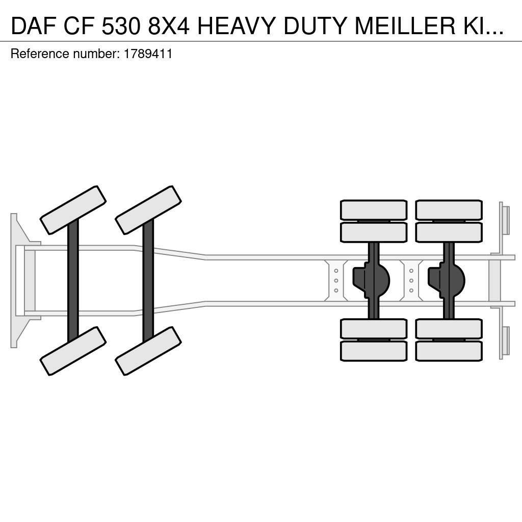 DAF CF 530 8X4 HEAVY DUTY MEILLER KIPPER/TIPPER EX DEM Kallurid