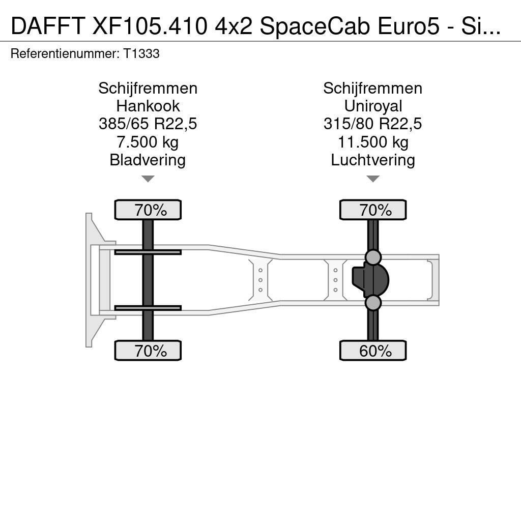 DAF FT XF105.410 4x2 SpaceCab Euro5 - Side Skirts - Sp Sadulveokid