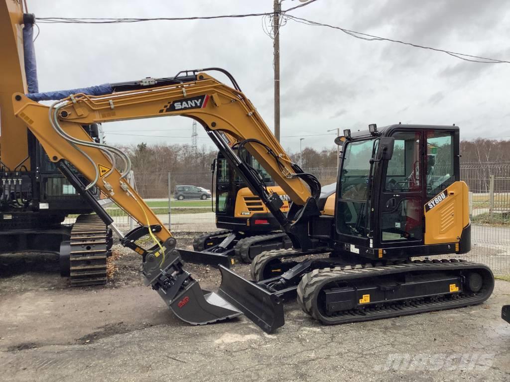 Sany SY80U Väikeekskavaatorid 7t-12t