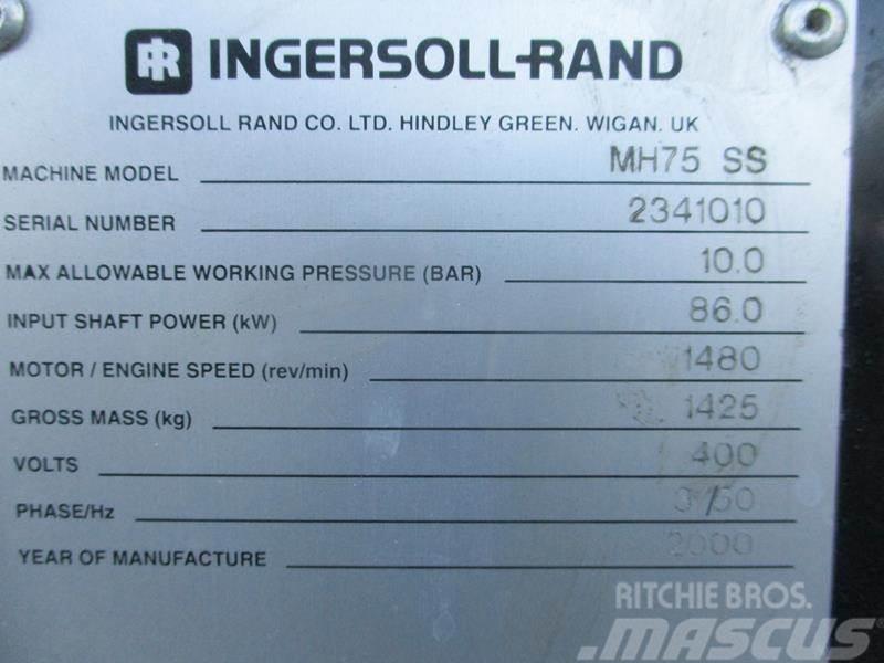 Ingersoll Rand MH 75 SS Kompressorid