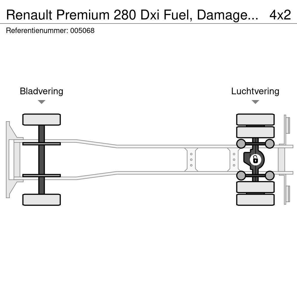 Renault Premium 280 Dxi Fuel, Damage Truck, 11.000 Liter Tsisternveokid