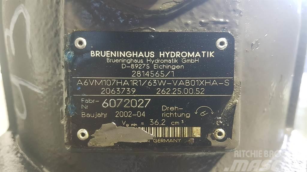 Brueninghaus Hydromatik A6VM107HA1R1/63W -Volvo L35B-Drive motor/Fahrmotor Hüdraulika